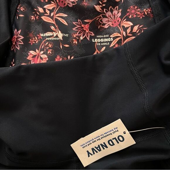 Old Navy High Waisted Powersoft Side Pocket 7/8 Length Leggings NWT Size Small - Picture 6 of 7